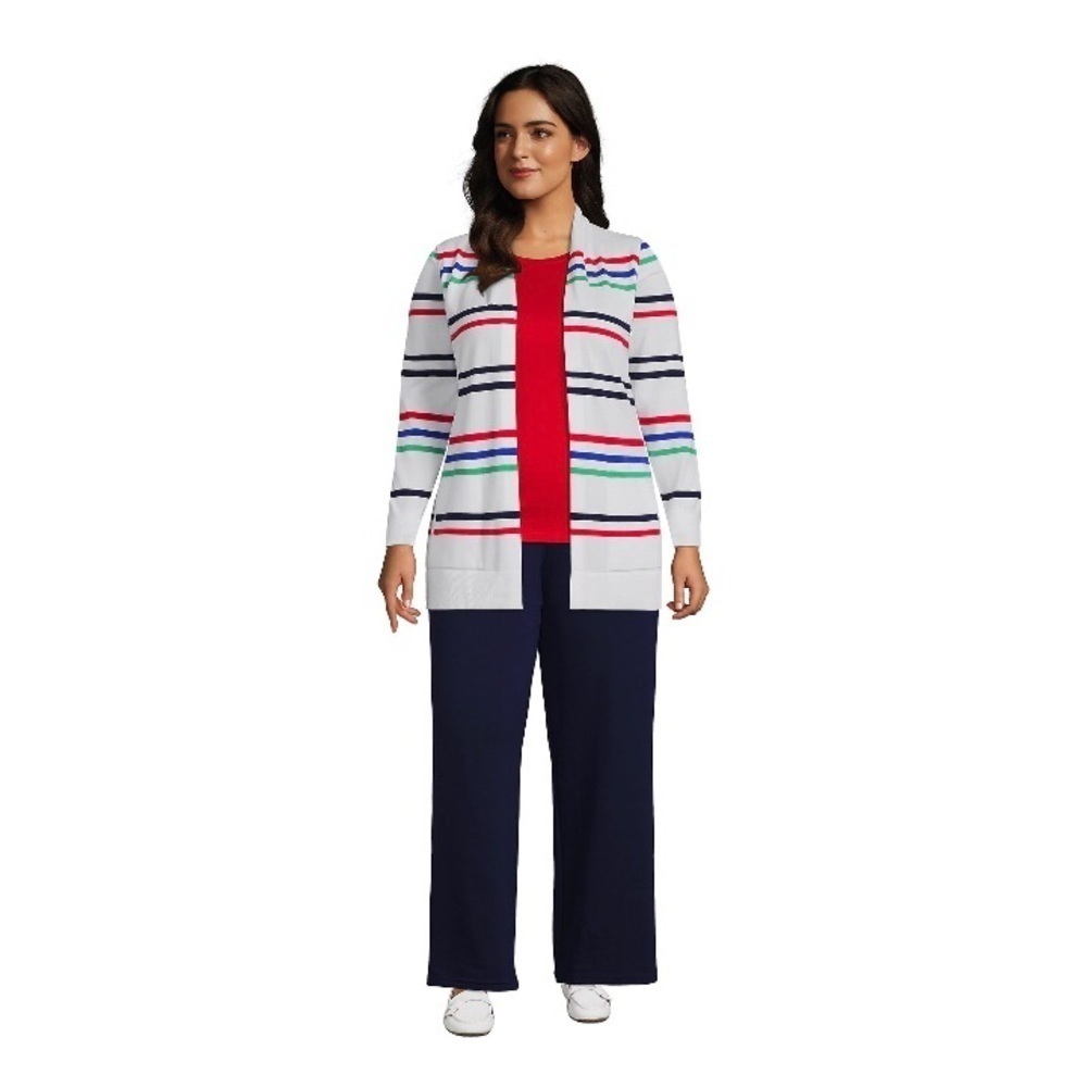 Plus size / Lands End / NWT/ Women's Wide Leg / Zip Up / color True Navy/ 20wP